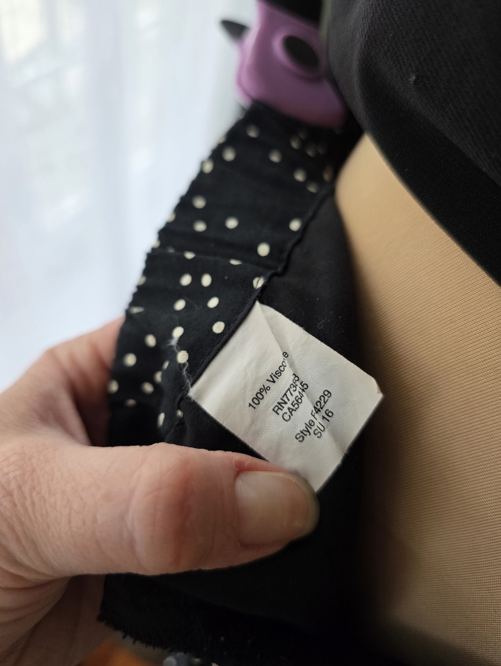Madewell Black with Cream Polka Dot Drapey Pull-On Shorts - Size Medium - Picture 9 of 12